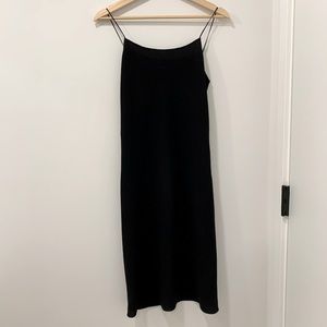 Aritzia Wilfred Black Slip Dress